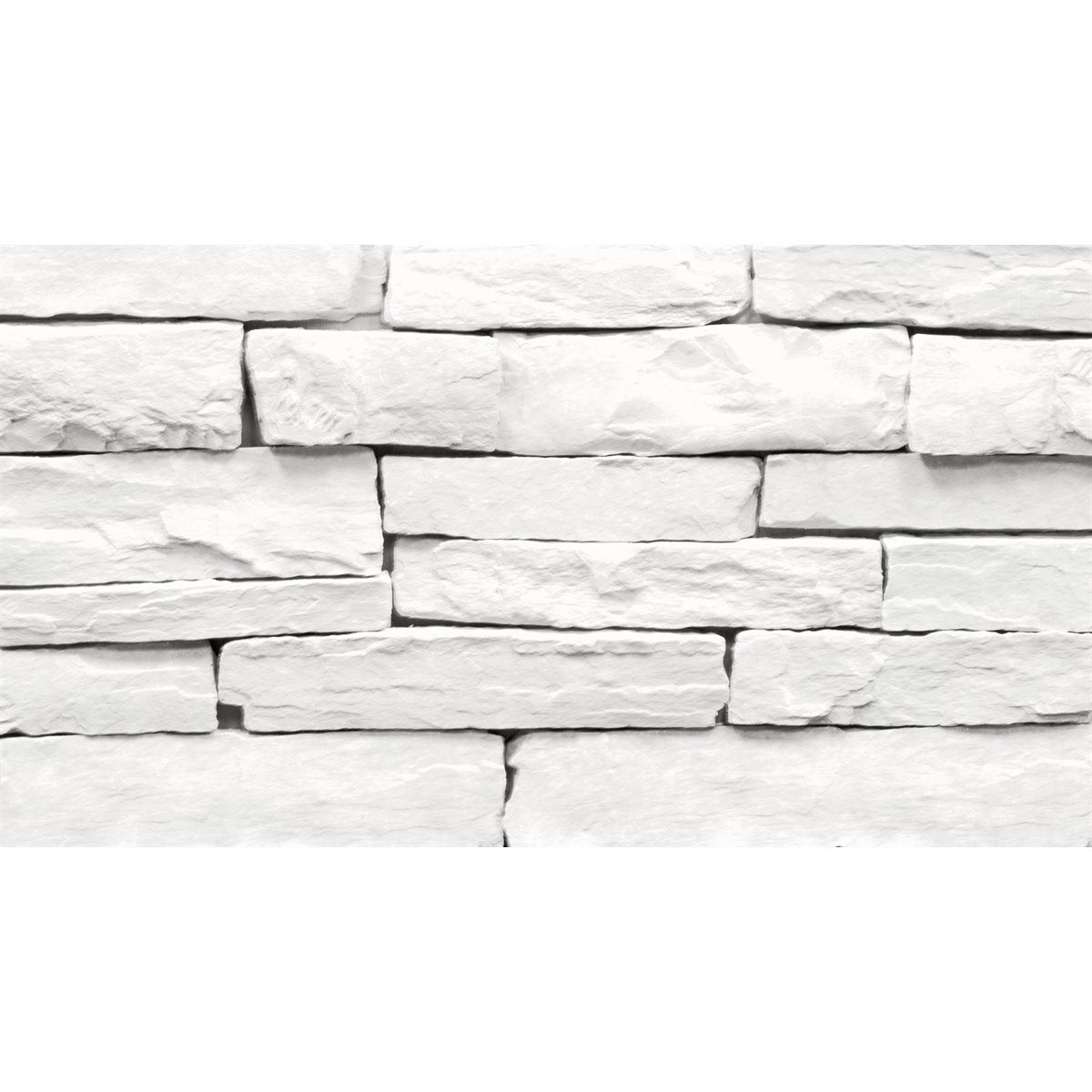 Stone Veneer Ridge White