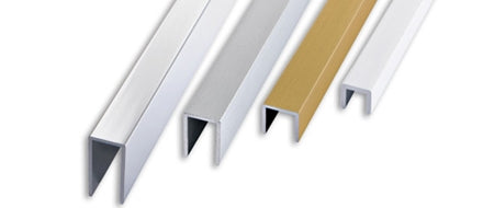 Progress Profiles - Profilé en "U" en aluminium anodisé or 10 x 20 mm
