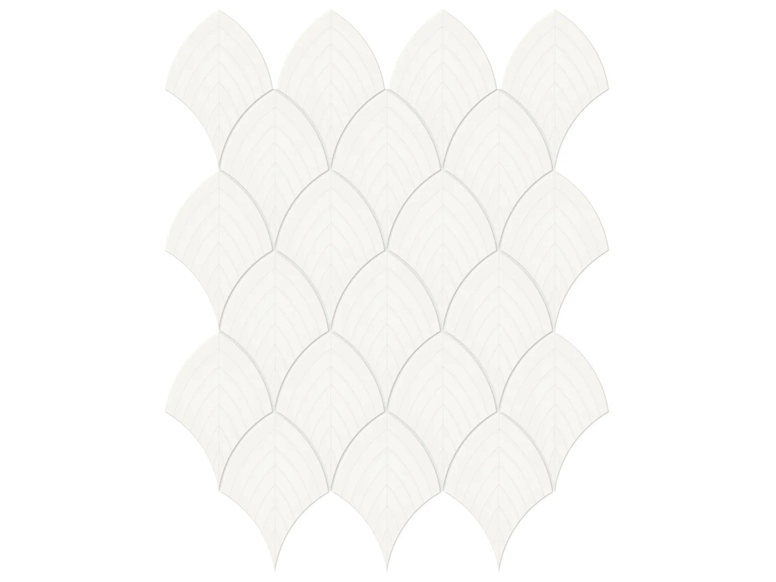 Soho Canvas White Mosaïque - Scallop