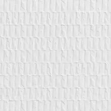 Centura - 3D WALL PLASTER - Carreau de céramique - ORIGAMI WHITE 20 po x 48 po x 8.5 mm - Ceramed