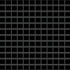 Centura - BASIC MOSAÏQUE - Carreau de céramique - noir mat 12 po x 12  po x 6 mm