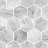 Centura - HEX XL - Carreau de céramique - GREY 12 po x 12 po x 5.3 mm
