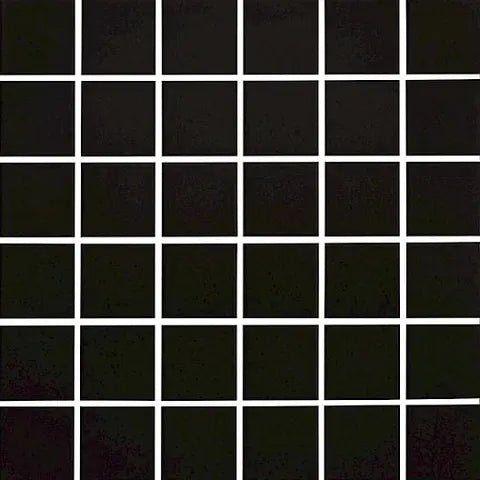 Centura - PLAIN / TECHNO - Carreau de céramique - noir MAT 12 po x 12 po x 6 mm