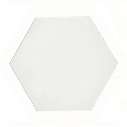 Ceramed - Hexagon White - 9.25 X 10.5 - Ceramed