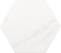 Ceramed - Hexagon White Soul - 9.25 X 10.5 - Ceramed