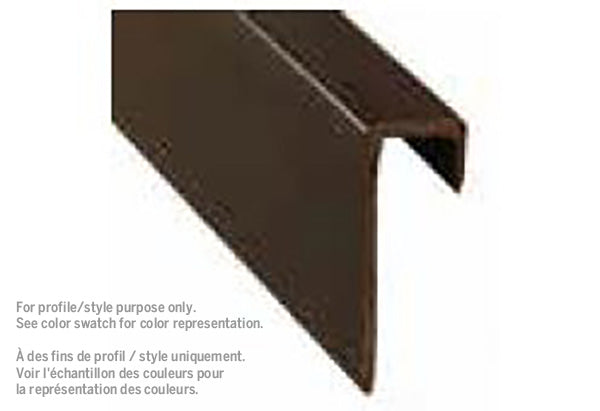 M-D PRO - Square Vinyl Wall Cap - Beige #049 - 1/8" x 12'  (vendu en pied linéaire)