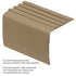 M-D PRO - Nez de marche en vinyle aboutant tombant #021 Platnium Grey 1 7/8" x 2" x 12' (paquet de 10)