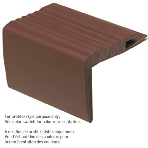 M-D PRO - Nez de marche en vinyle Pluie Tropicale #014 2 1/8" x 2" x 12'