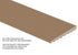M-D PRO - Bande de réduction en vinyle Beige #049 3/8" x 12'