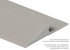 M-D PRO - Réducteur à encart en vinyle Sisal #130 1/4" x 1 5/8" x 12'