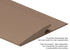 M-D PRO - Réducteur bordé en vinyle #047 Brown 5/16" x 12'
