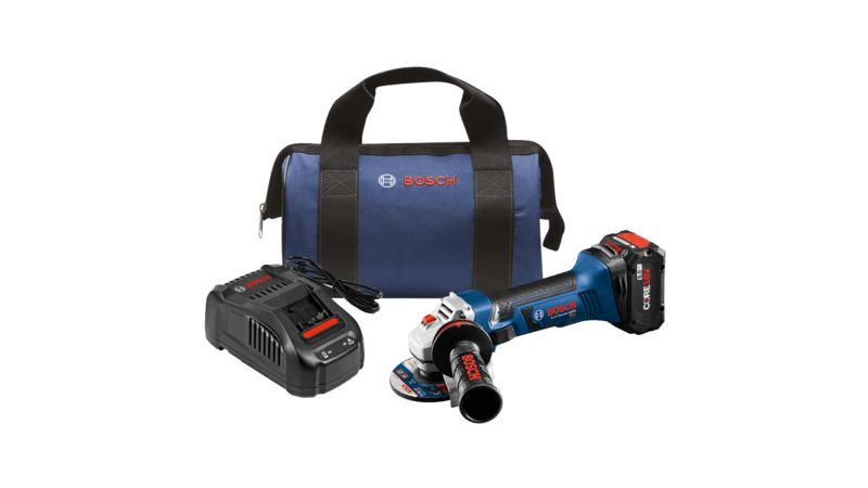 Bosch - Ensemble rectifieuse angulaire avec batterie compacte Core 18V 4.0Ah 4-1/2"