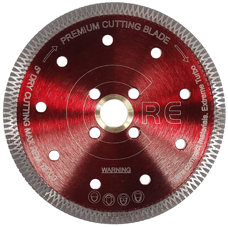Core Abrasives - Lame à mailles Extreme turbo pour la porcelaine 5"