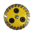 Core Abrasives - Mini-lame diamantées Turbo segmentées montées sur un adaptateur fileté 5/8"-11 CAMT pour meuleuse 1-9/16"