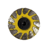 Core Abrasives - Mini-lame diamantées Turbo segmentées montées sur un adaptateur fileté 5/8"-11 CAMT pour meuleuse 31/32"