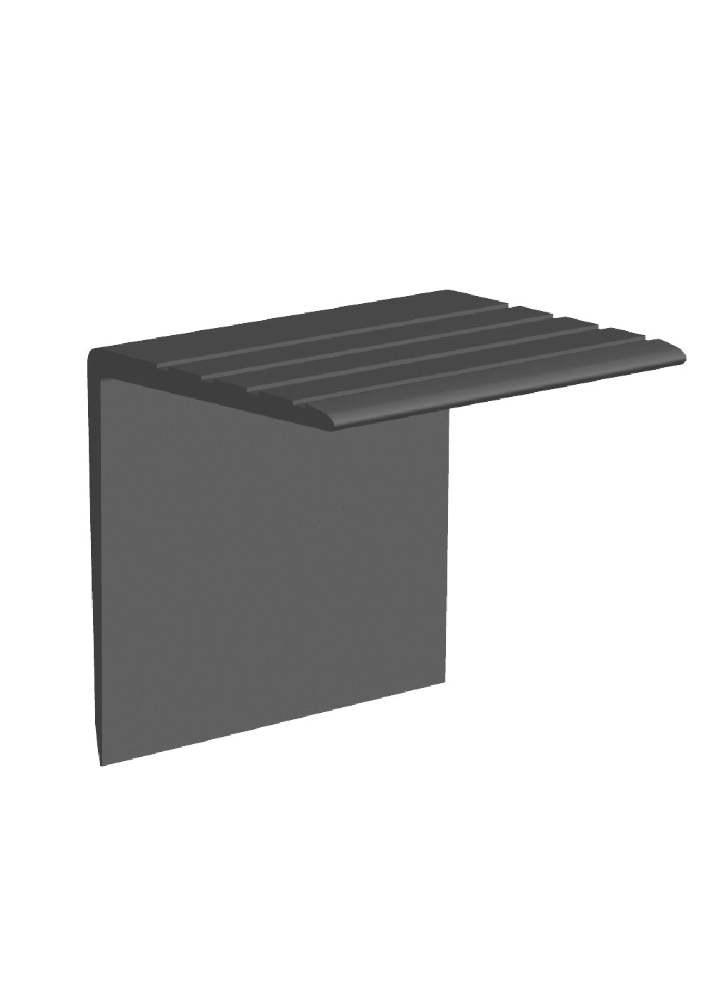 Core Flooring - Nez de marche carré à chevauchement en vinyle #6 Almond - 1-3/4" (44.4 mm) x 1-1/2" x 12'