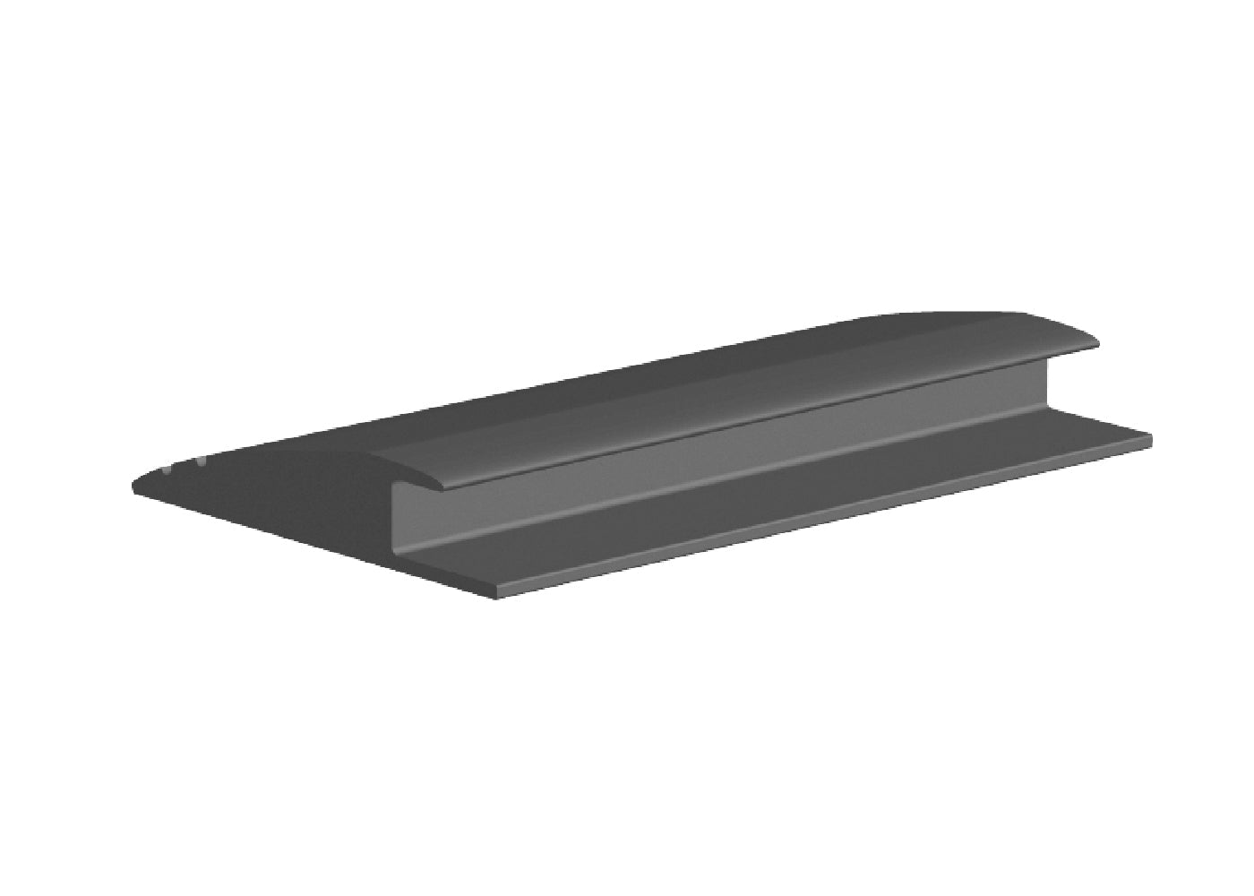 Core Flooring - Réducateur à tapis en vinyle #1 Black - 3/16" (4.8 mm) x 1" x 12'