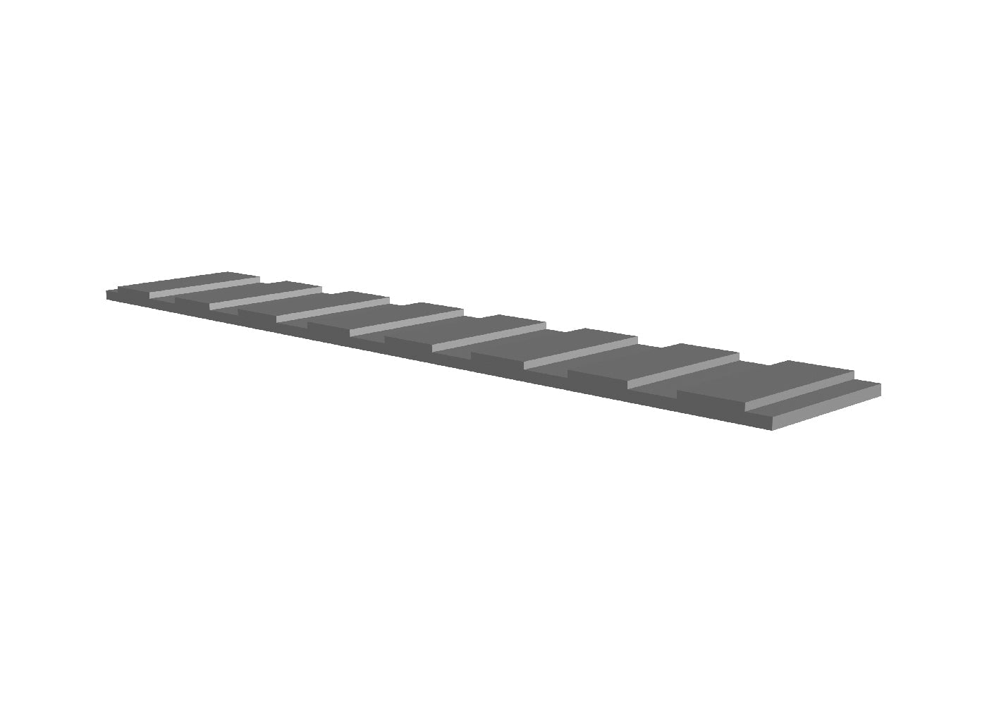 Core Flooring - Tactile Warning Strips #5 Beige 1/8" x 12" x 12'