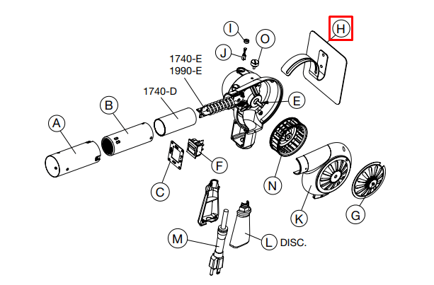Crain - Appui pour no. 740-990