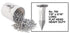 Crain - Clous en aluminium - 3/16" x 1/8"