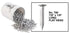 Crain - Clous en aluminium - 7/8" x 1/8"