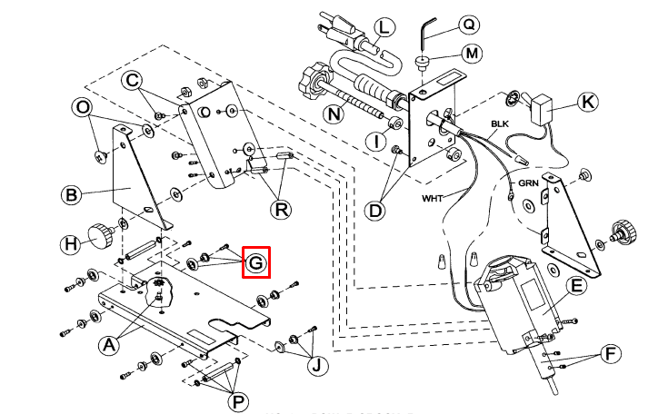 Crain - Ensemble de roues en laiton pour no. 975