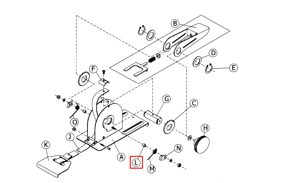 Crain - Ensemble d'écrous à douille de verrouillage pour le no. 565