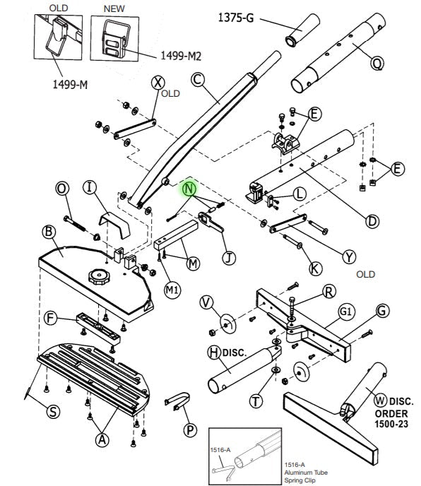 Crain - Levier de friend avec ressort avec vis pour nos. 499-500 Nouvelle version (paquet de 3)