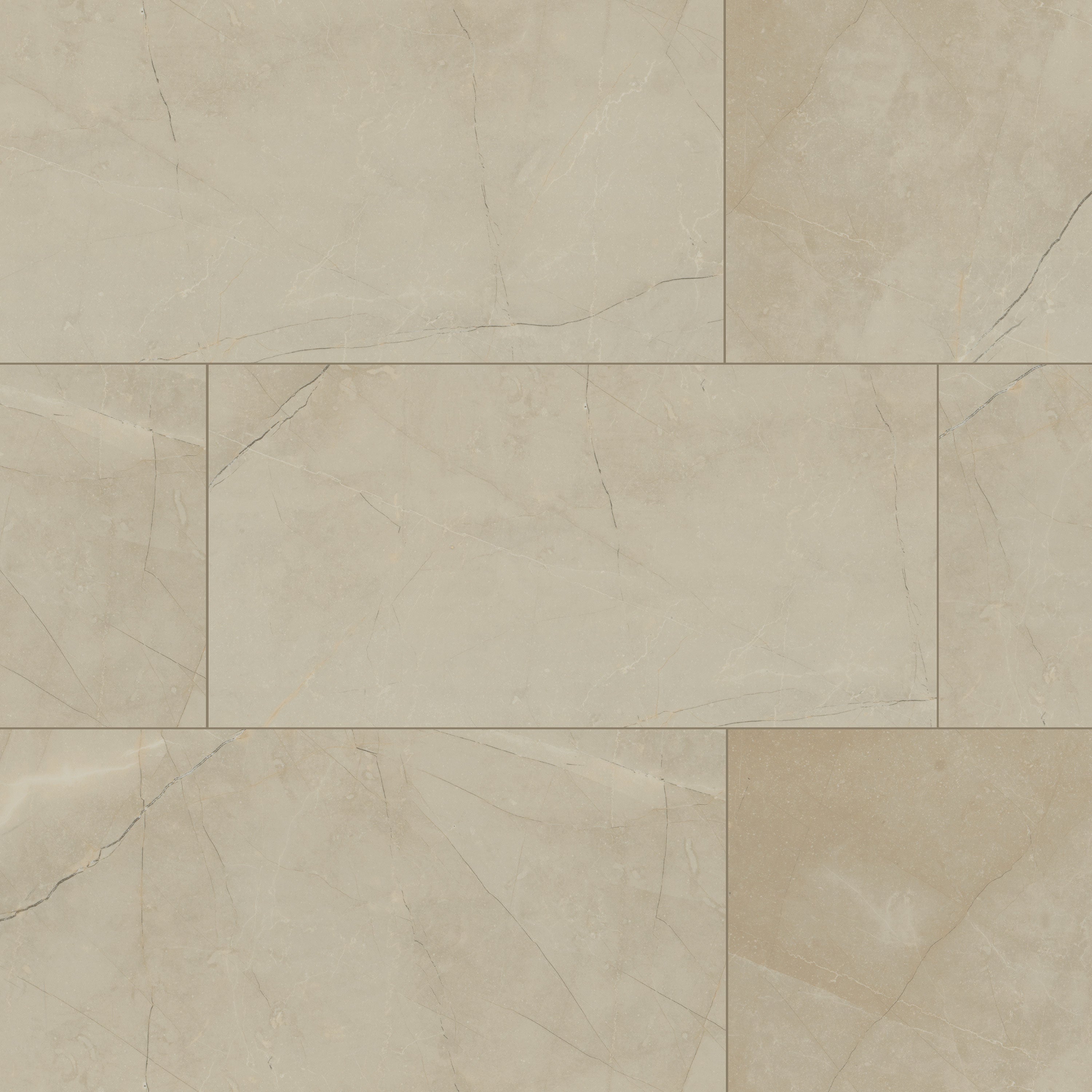 MSI Surfaces - Tuiles de céramique - Sande Cream Mosaïque Poli 2" x 4" ||NSANCRE2X4P