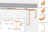 Schluter Systems - Bara-Rak Edge Trim W/ Drip Lip Al Brt Wh ||RAK50BW