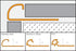 Schluter - Rondec Corner Ext 1/2 Alum Light Gray ||ED/RO125HG