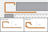 Schluter - QUADEC CORNER INT/EXT 3/16 ALUM CREAM ||EV/Q45TSC
