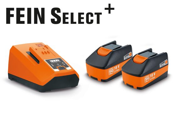 Fein - Ensemble de batteries 18V avec chargeur 120V 6.0Ah