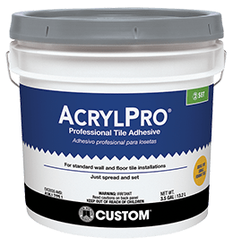 Custom Building Products - Adhésif à carreaux AcrylPro 946 ml