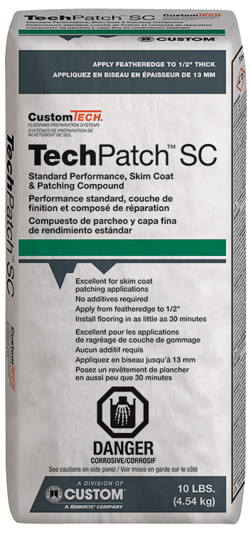 Custom Building Products - Ciment de préparation de sol TechPatch 4.54 kg