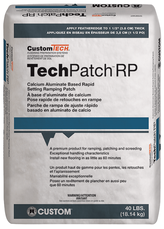 Custom Building Products - Ciment de préparation de sol TechPatch RP 18.14 kg