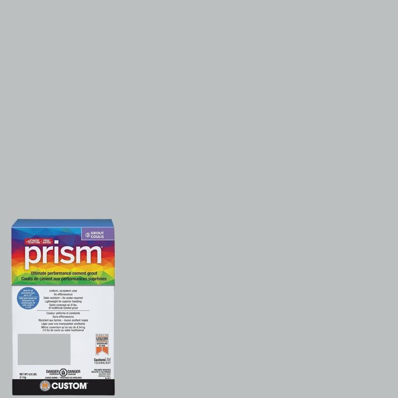 Custom Building Products - Coulis avec sable haute performance Prism #115 Platinum 6.8 lb