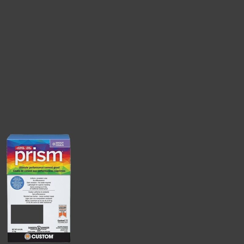 Custom Building Products - Coulis avec sable haute performance Prism #60 Charcoal 6.8 lb
