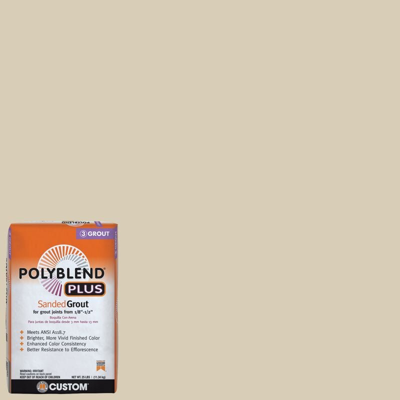 Custom Building Products - Coulis avec sable PolyBlend Plus #10 Antique White 25 lb