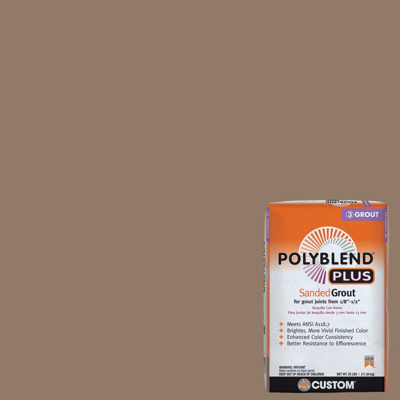 Custom Building Products - Coulis avec sable Polyblend Plus #145 Earth 11.34 kg
