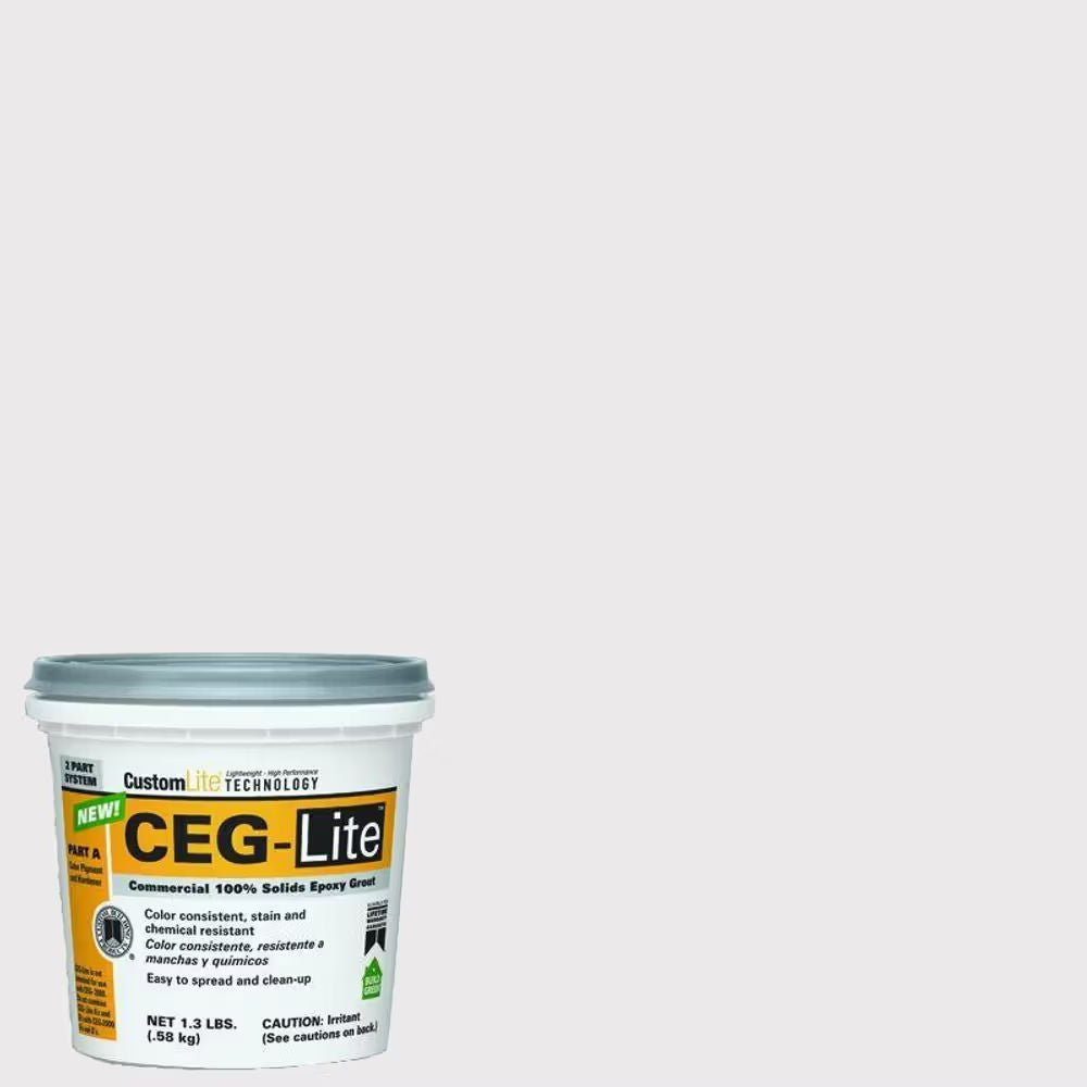 Custom Building Products - Coulis commercial époxy 100% solides partie A Ceg-Lite 642 Ash 1.3 lb ||LWCEG642AT-EA - Ceramed