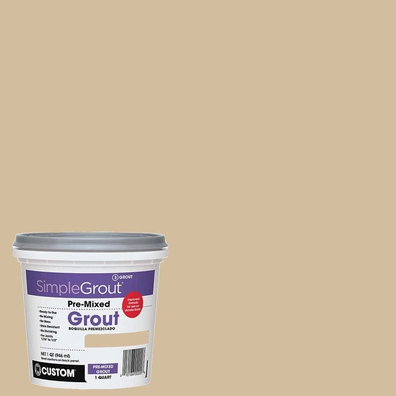 Custom Building Products - Coulis pré-mélangé SimpleGrout #122 Linen 946 ml
