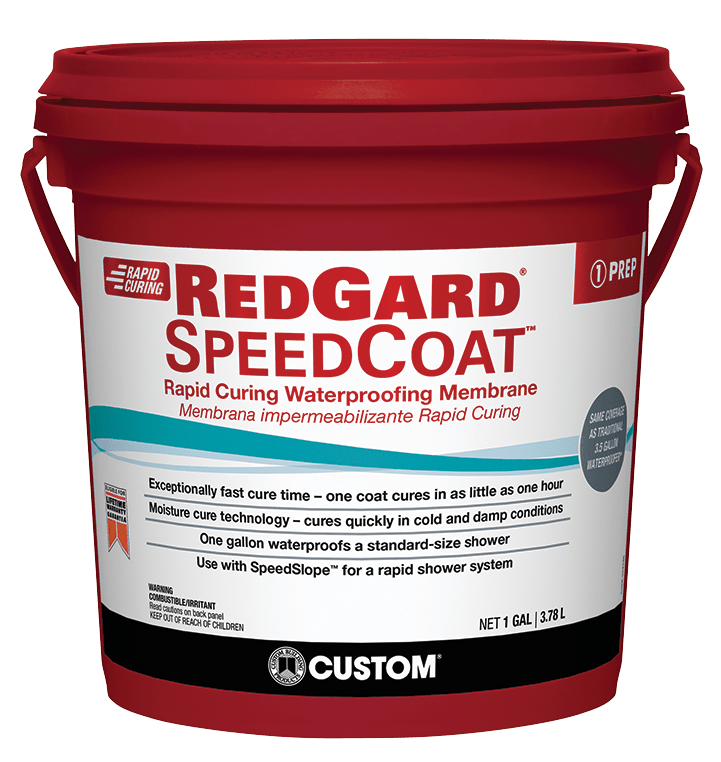 Custom Building Products - Membran d'imperméabilisation RedGard SpeedCoat 1 gal