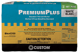 Custom Building Products - Mortier mince non-modifié PremiumPlus blanc 50 lb