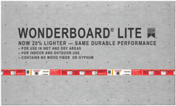 Custom Building Products - Panneau d'appui en ciment WonderBoard Lite 1/4" x 36"x 60"