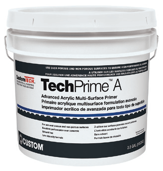 CustomTech - Apprêt multi-surfaces avancé à base d'acrylique TechPrime A 3.5 gal