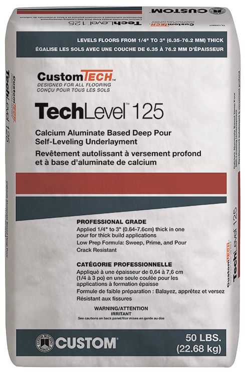 CustomTech - Sous-couche autonivelante Techlevel 125 50lb