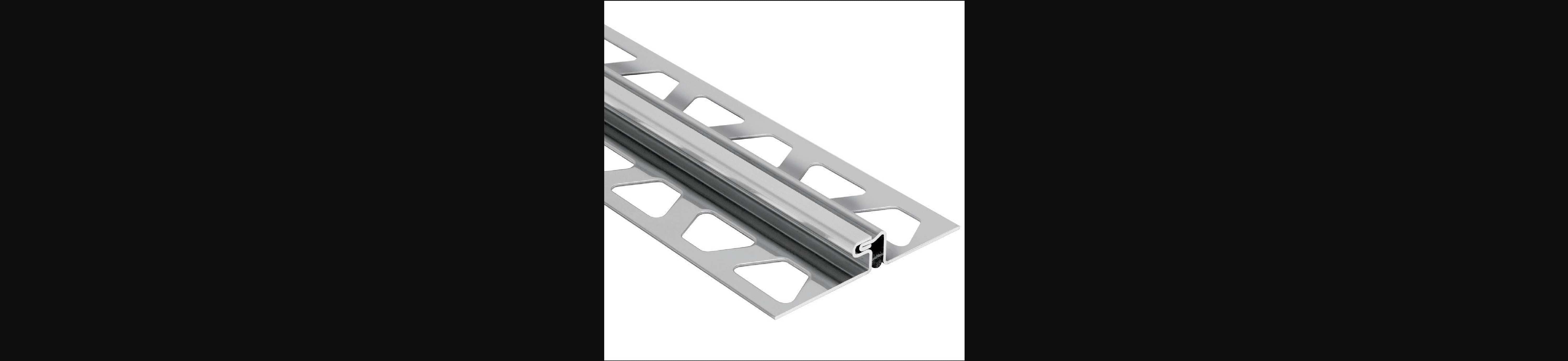 Schluter Systems - Dilex-Edp Profile Mouvement 23/32 Inox ||EDP185