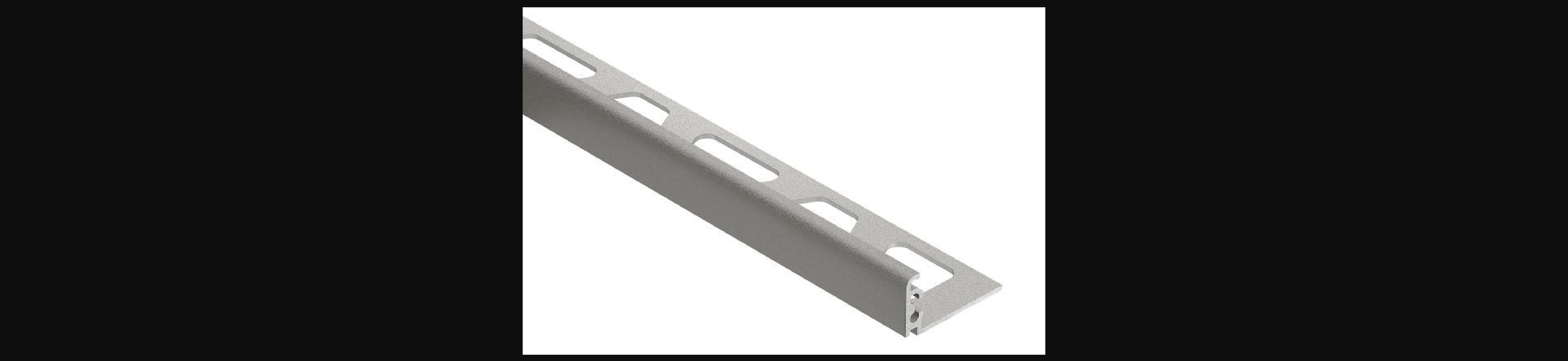 Schluter Systems - JOLLY PROFILÉ 1/2" ALUM GRIS PIERRE 10' ||J125TSSG300