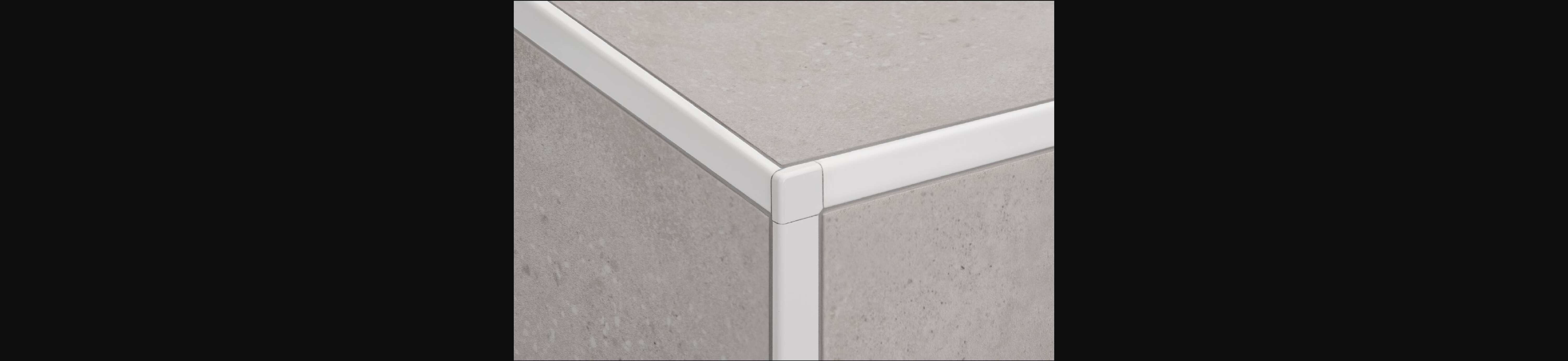Schluter Systems - JOLLY PROFILÉ 1/2" ALUM GRIS PIERRE 10' ||J125TSSG300
